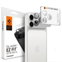 Spigen Optik Pro XL GLAS.TR EZ FIT apsauginis grūdintas stiklas iPhone 18 Pro - sidabrinis