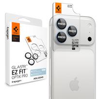 Spigen Optik Pro GLAS.TR EZ FIT grūdinto stiklo kameros apsauga, 2 vnt., skirta iPhone 18 Pro / 18 Pro Max - šviesiai mėlyna