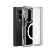 Dux Ducis Clin Mag dėklas Samsung Galaxy Z Fold 8 Wide, suderinamas su MagSafe - skaidrus