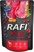 DOLINA NOTECI Rafi with beef - šlapias maistas šunims - 300g