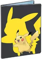 Pokémon Pikachu 9 kišenių kortų albumas, geltonas su juodu, Ultra PRO