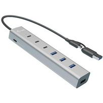 i-tec USB-C/A CHARGE HUB 7 PORT METAL HUB (3X USB-C 4X USB-A) CAHUBMETAL7