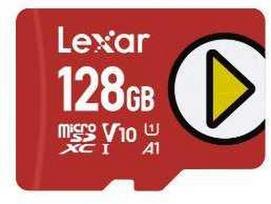 Atminties kortelė Lexar PLAY | 128GB | Micro SDXC | Flash atminties klasė 10