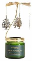 Kalėdinė žvakė, aromatinė Homla Fairytale Winter Wonderland, 70 g, žalia sp.