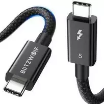 BlitzWolf BW-HDC8 240W USB-C to USB-C cable, 1.5m (juodas)