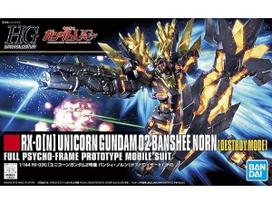 Gunpla modelis HGUC Unicorn Gundam 02 Banshee Norn Destroy Mode 1/144 58780
