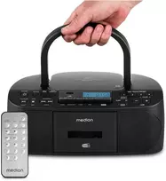 Grotuvas Medion MEDION® LIFE® DRX-1 Plus Boombox juoda