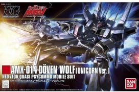 Bandai HGUC Gundam Unicorn Doven Wolf 1/144 plastikinis modelis