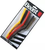 Beast Šepečiai 3 vnt. 220 mm plieniniai, nailoniniai, variniai 10x85 mm