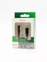 Vakoss TC-5681 ausinių adapteris (USB-C į 3,5 mm mini jack) – juodas