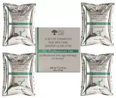Q+A Žalias Pharm Cosmetic Skinter Ultra K102 odos priežiūros rinkinys 200ml