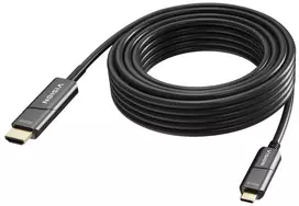 Vision TC 15MUSBCHDMI+/BL, 15 m, USB Type-C, HDMI Type A (standartinis), vyriškas, vyriškas, tiesus