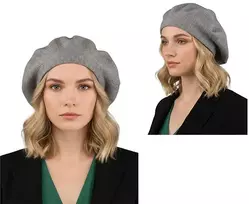 Moteriška pilka beretė L69