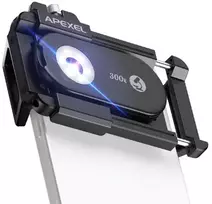 Apexel Mikroskopas išmaniesiems telefonams 300x LED UV CPL MS-300X