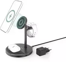 Hama Įkroviklis indukcinė do telefonu Qi2 3w1 15W