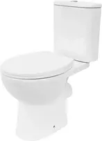 Unitazas Vento Larvik horizontalus 3/6l, sėdynė PP Soft Close