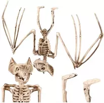 Šikšnosparnio skeletas – dekoracija 30 cm Glimz