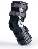 Reha Fund Long Open Knee Brace "Stabilmax O-1243/L REHAFUND", Juodas