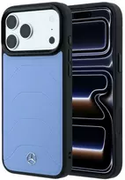 Mercedes odinis tinklelinis dėklas su lankeliu MagSafe iPhone 18 Pro Max / 17 Pro Max - Mėlyna