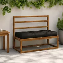 Pallet sėdynės pagalvėlė VIANEN 100% poliesteris Juoda