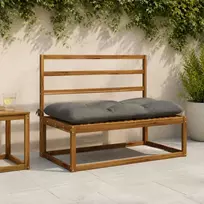 Suoliuko pagalvė VIANEN 100% poliesteris Pilka 100 x 60 x 12 cm