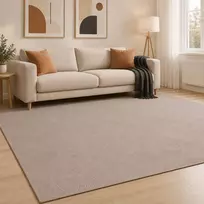Kilimas IZA Smėlio 200 x 280 cm 100% poliesteris Žemo plauko