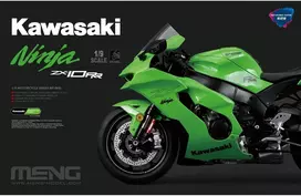 Meng Model Meng Kawasaki Ninja ZX-10RR spalvotas motociklo modelis 1/9 MT-008S