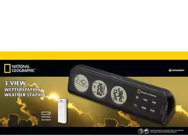 Bresser National Geographic Belaidė meteorologinė stotelė National Geographic su trimis ekranais