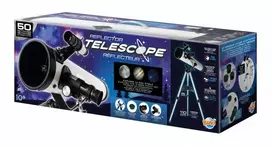 Buki France Reflektorinis teleskopas vaikams 76/700 mm su trikoju ir 50 užduočių