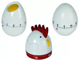 Hobilt Virtuvinis laikmatis kiaušinis arba viščiukas, 8 cm, iki 60 min.