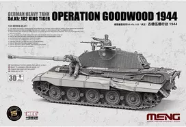 Meng Model Tankas King Tiger Sd.Kfz. 182 operacija Goodwood 1944 Meng 1/35 ES-011
