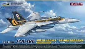 Meng Model Boeing F/A-18E Super Hornet Golden Dragons lėktuvo modelis Meng 1/48 LS-023