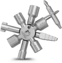 Daugiafunkcis kryžminis raktas techninėms spintoms A256