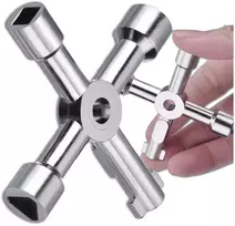 4in1 kryžminis raktas techninėms spintoms 4Way A255