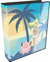 Pokémon Lillie ir Clefairy segtuvas kortoms su 2 col. D žiedais, Ultra Pro