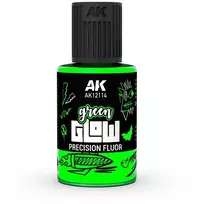 AK Interactive Žalias Glow fluorescenciniai emalio dažai, 30 ml AK12114