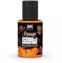AK Interactive Oranžinis Glow fluorescenciniai emalio dažai, 30 ml AK12113