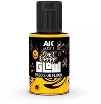 AK Interactive Light Oranžinis Glow fluorescenciniai emalio dažai, 30 ml AK12112