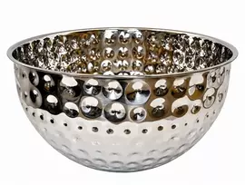 Metalinis serviravimo dubuo sidabrinis 24 cm