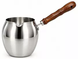 Metalinis prikaistuvas su medine rankena 700 ml