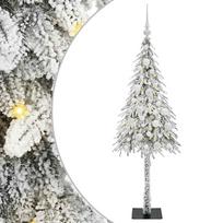 vidaXL Kalėdų eglutė su 150 LED s stovu Balta 120 cm PE ir Plienas