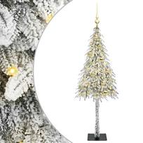 vidaXL Kalėdų eglutė su 150 LED s stovu Balta 120 cm PE ir Plienas