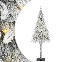vidaXL Kalėdų eglutė su 150 LED s stovu Balta 150 cm PE ir Plienas