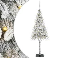 vidaXL Kalėdų eglutė su 150 LED s stovu Balta 150 cm PE ir Plienas