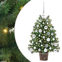 vidaXL Dirbtinė Kalėdų eglutė Žalia 75 cm PE ir PVC