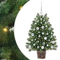 vidaXL Dirbtinė Kalėdų eglutė su 150 LED s stovu Žalia 95 cm PE ir PVC