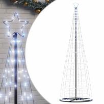 vidaXL LED Kalėdų eglutė 550 LED Šaltai Balta 300 cm
