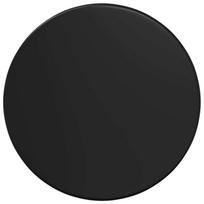 vidaXL Stalo viršus Ø 40 x 1,5 cm Apvali Apdirbta mediena Juoda