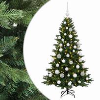 vidaXL Dirbtinė kalėdinė eglutė su rutuliuku 150 cm 150 LED