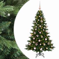 vidaXL Dirbtinė kalėdinė eglutė su rutuliuku 150 cm 150 LED